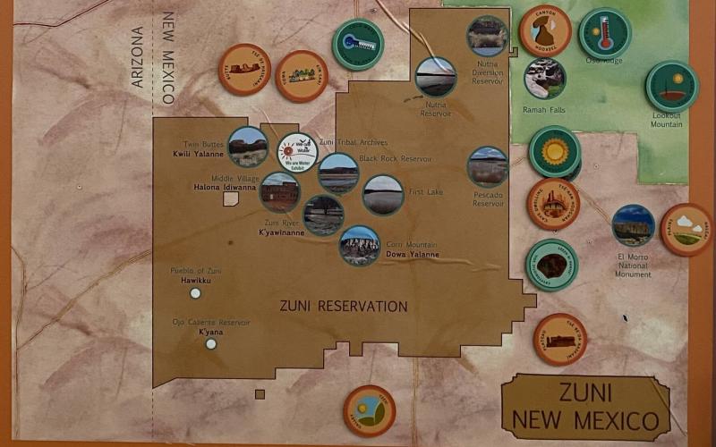 Zuni community map